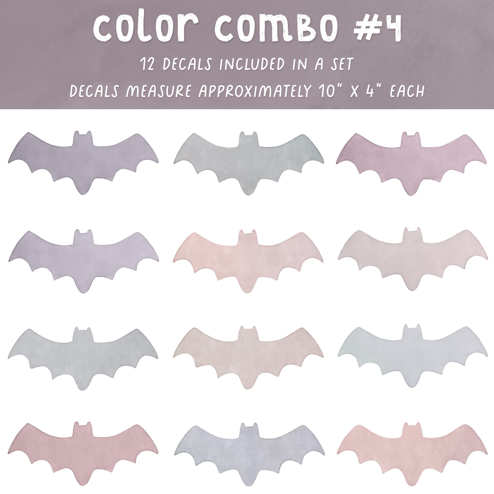 Flight of Fright Halloween Fabric Wall Decals