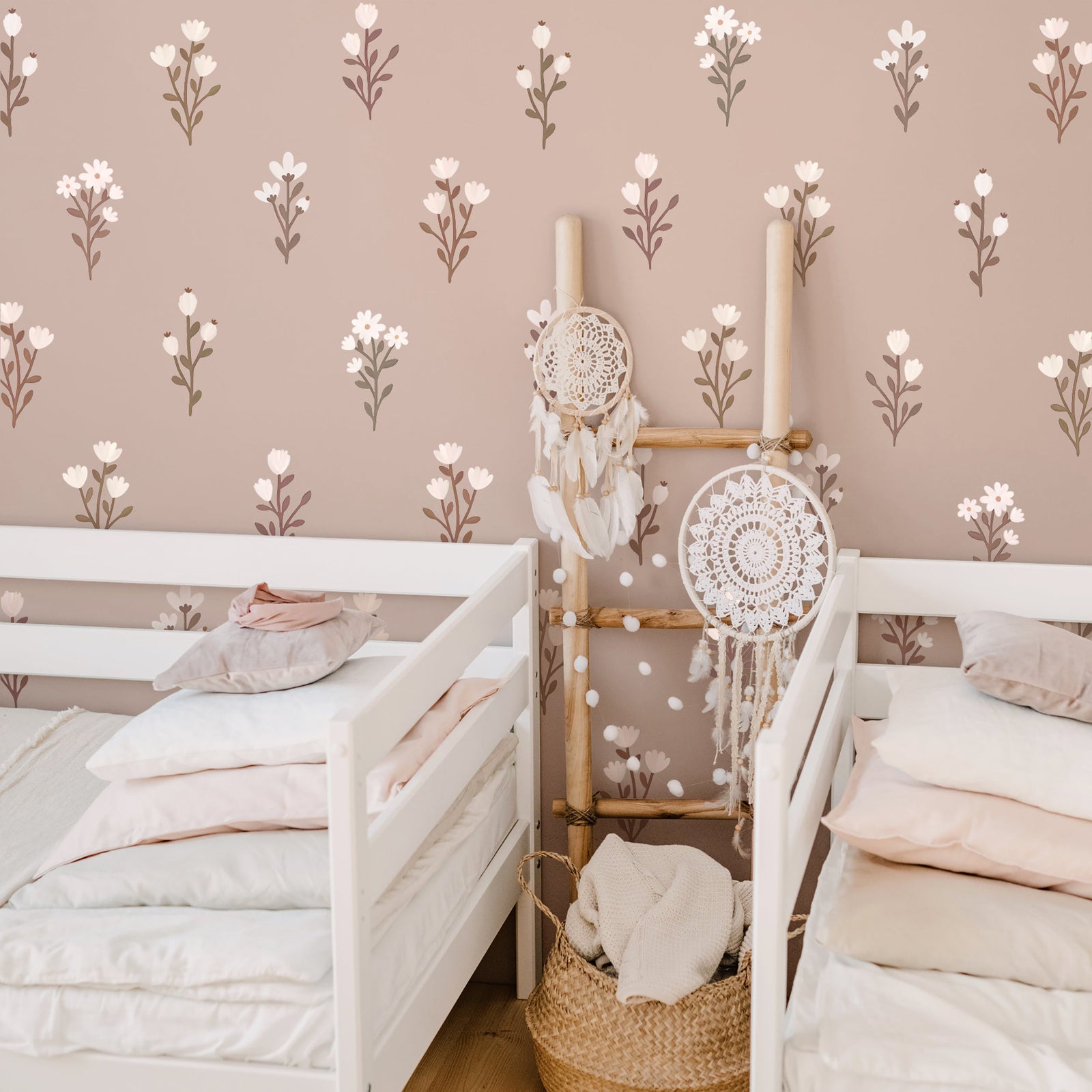 Floral Bunches Fabric Wall Decals