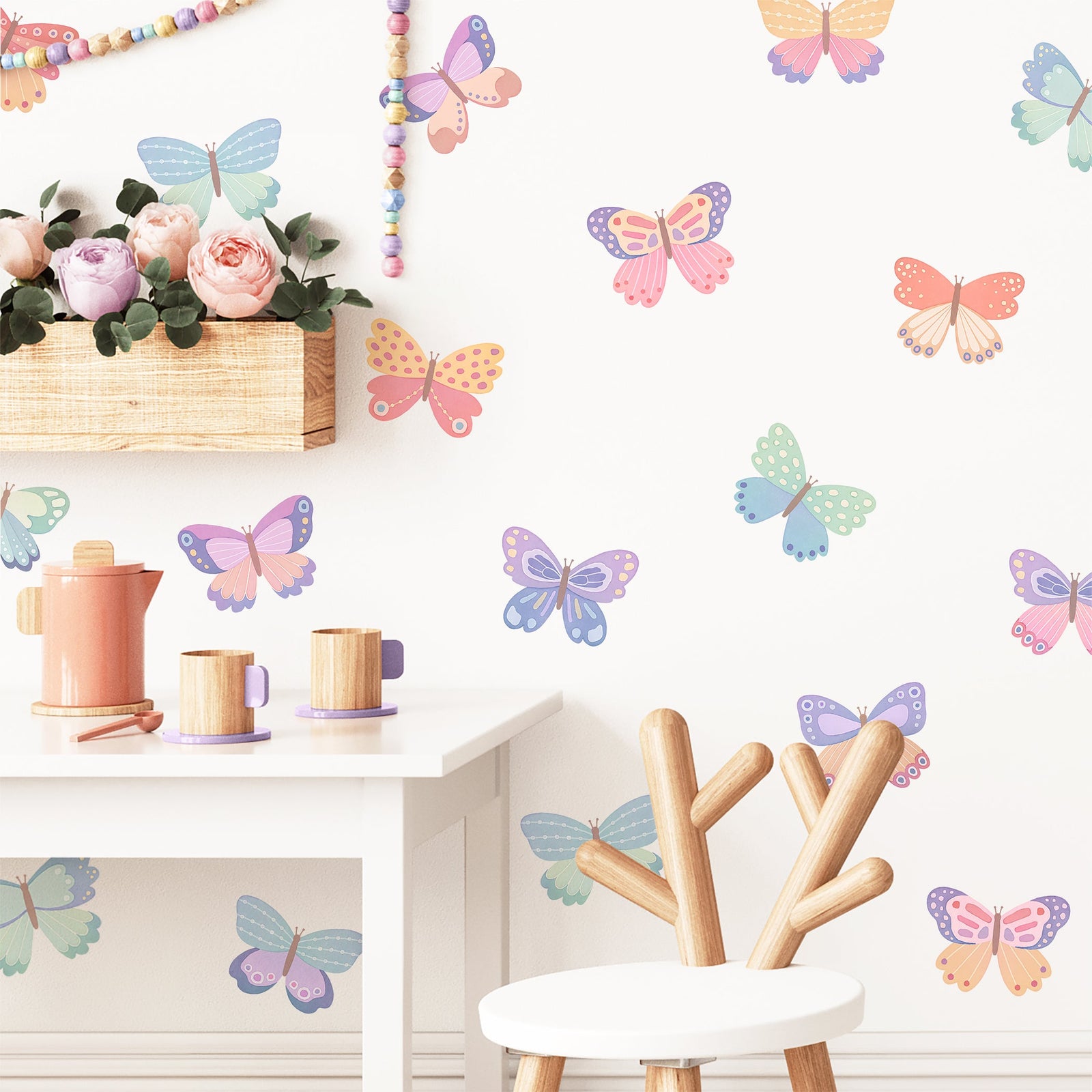 Chasing Butterflies Fabric Wall Decals