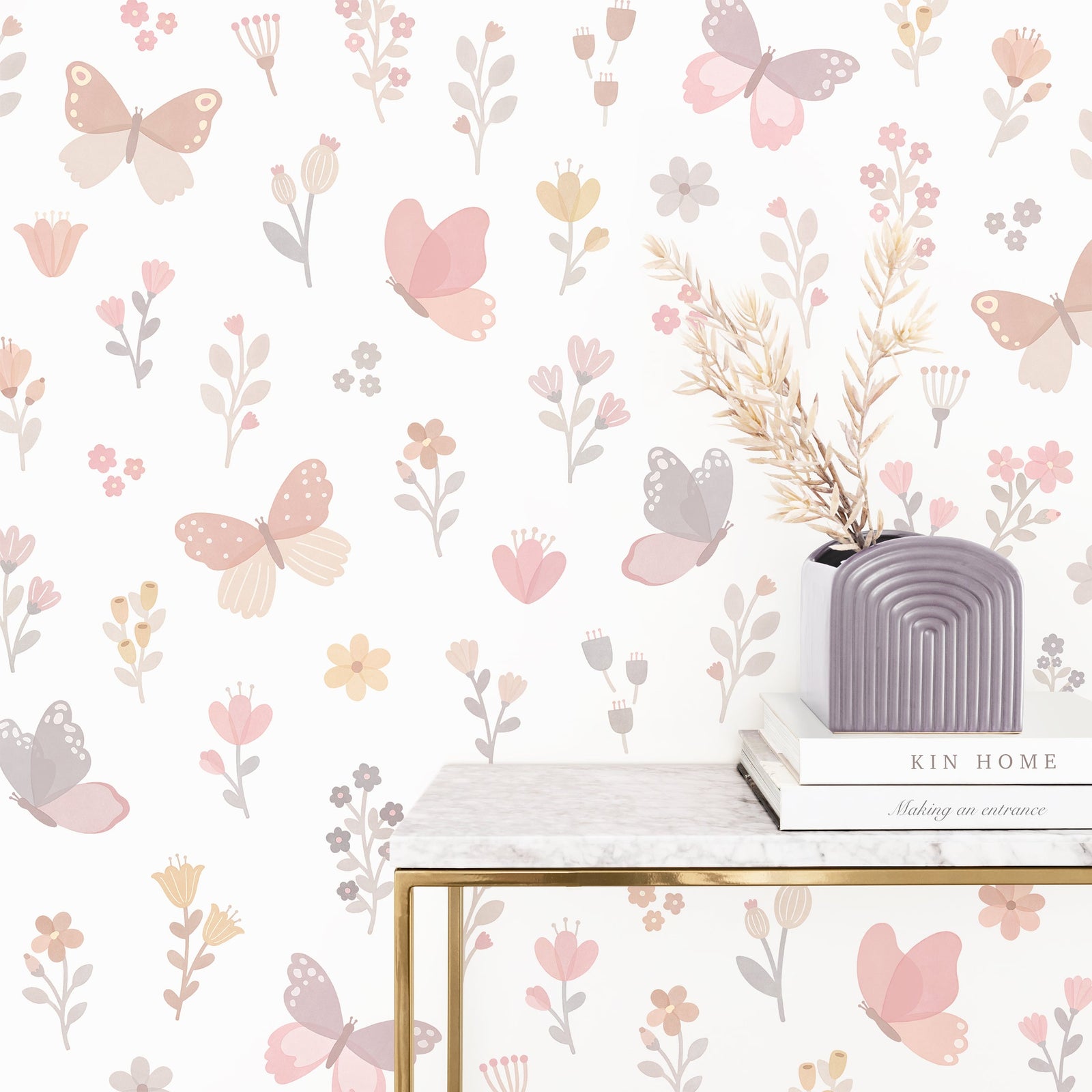 Butterfly Blossom Fabric Wall Decals