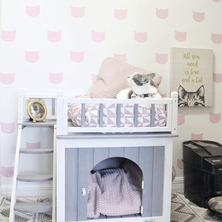 Cat Face Wall Decals
