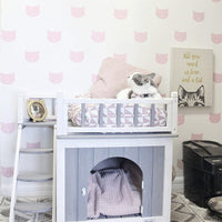 Cat Face Wall Decals