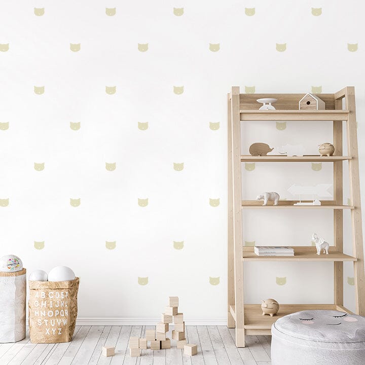Cat Face Wall Decals