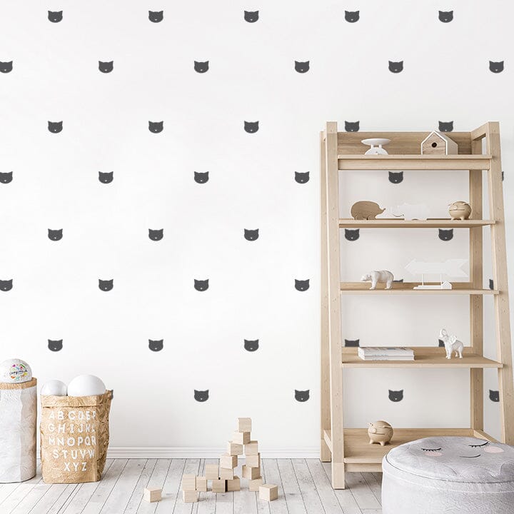Cat Face Wall Decals