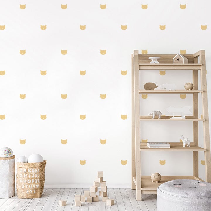 Cat Face Wall Decals