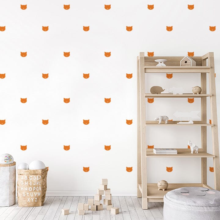 Cat Face Wall Decals