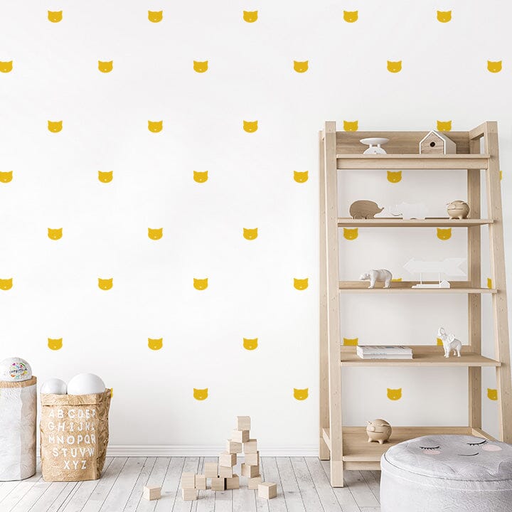 Cat Face Wall Decals