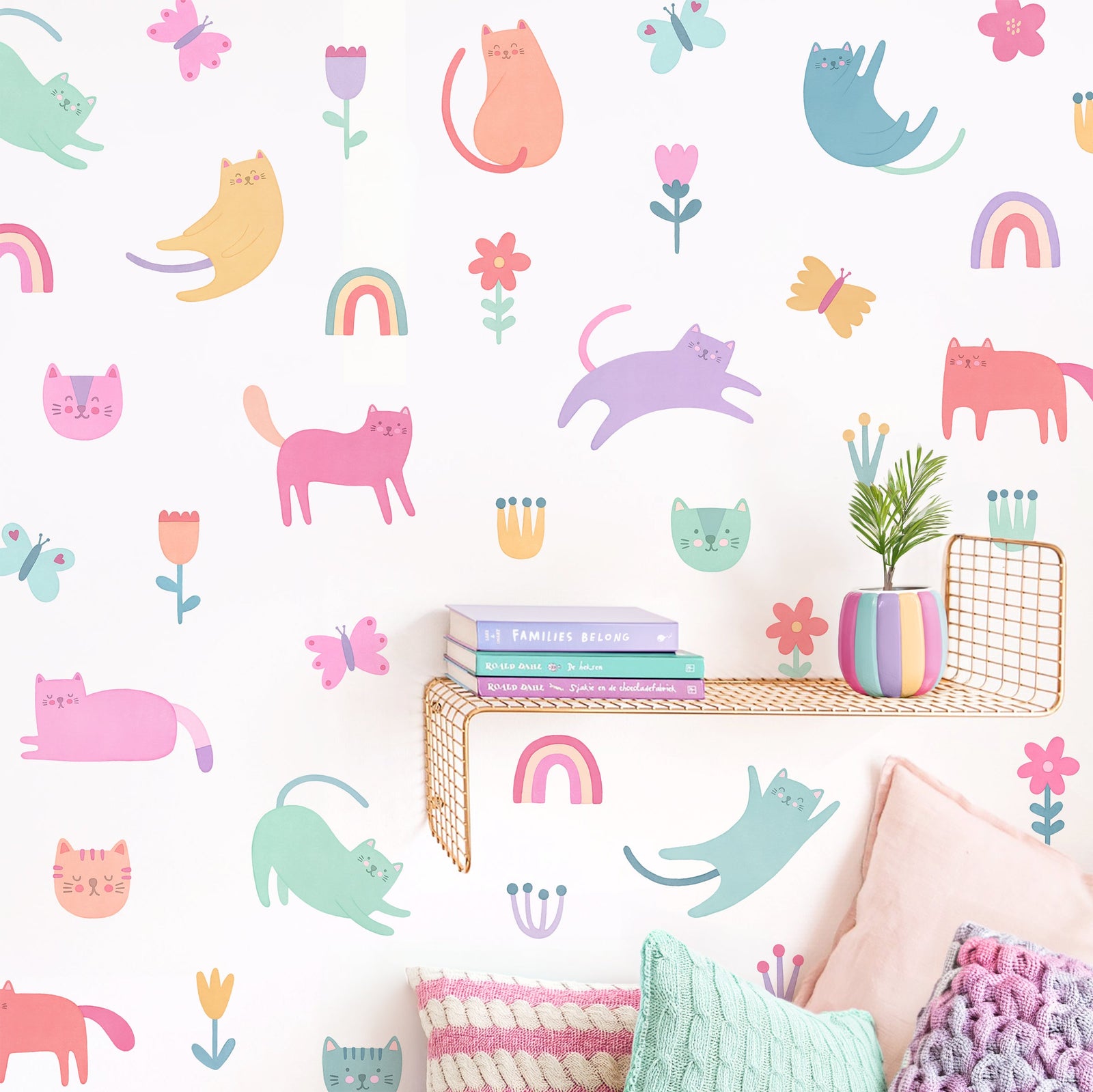 Pounce + Play Fabric Wall Decals