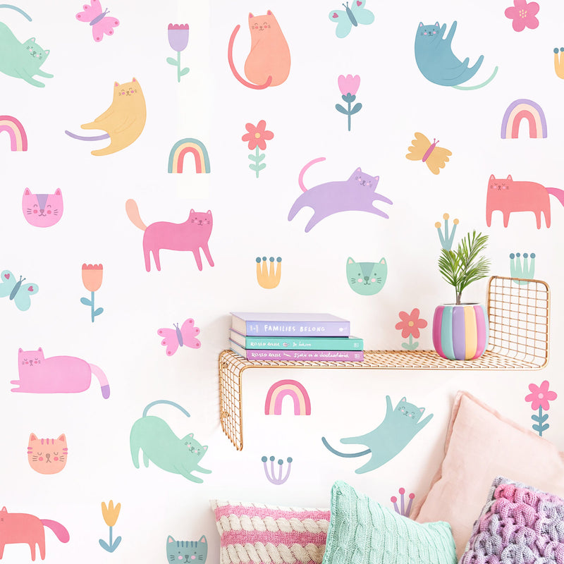 Pounce + Play Fabric Wall Decal Set