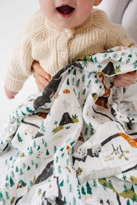 National Parks Swaddle Blanket - Mini Pattern