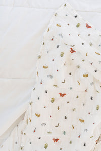 Cutie Crawlies Swaddle Blanket