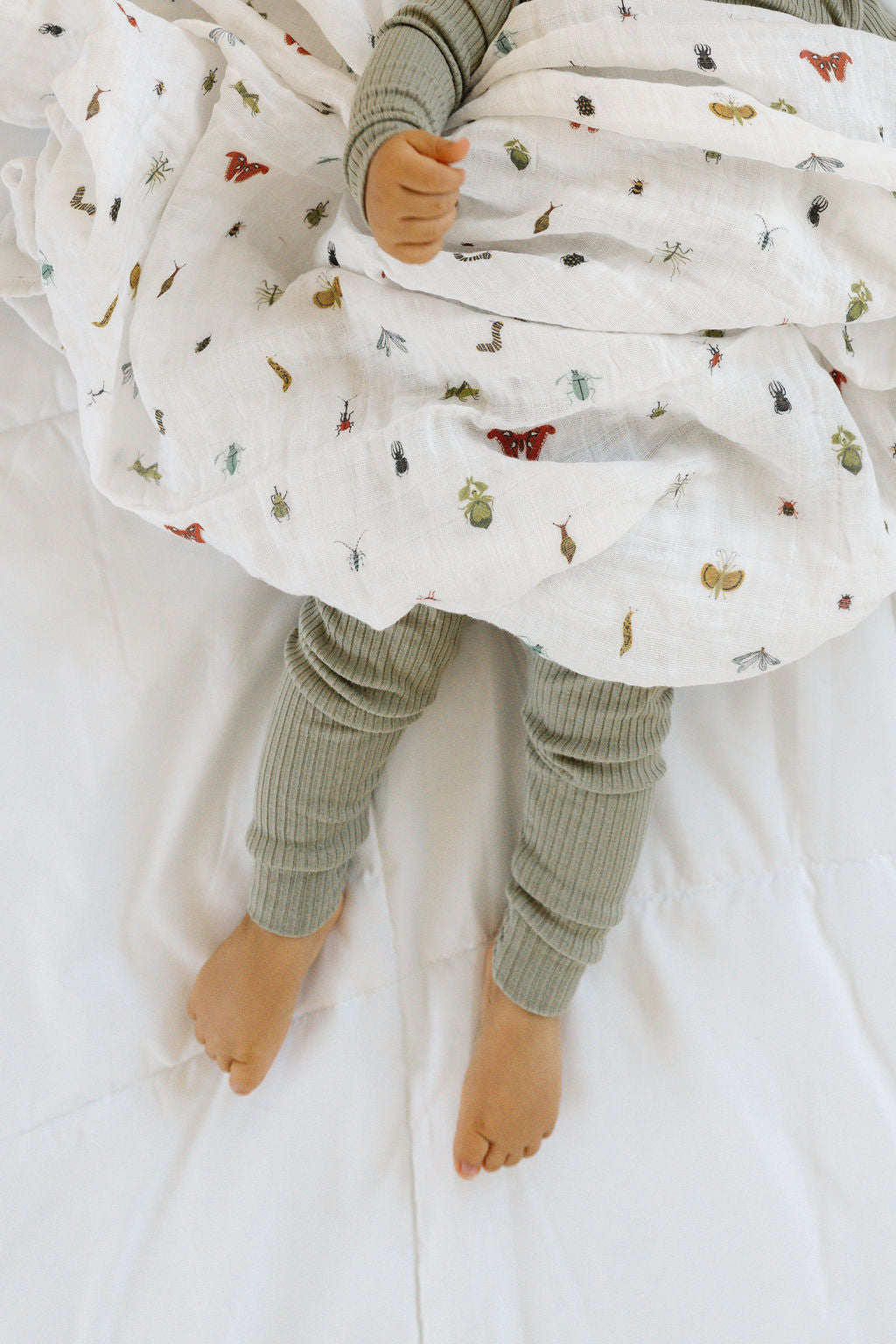 Cutie Crawlies Swaddle Blanket