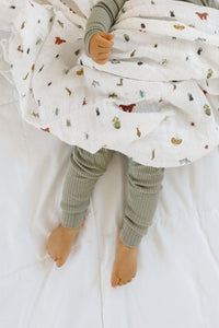 Cutie Crawlies Swaddle Blanket