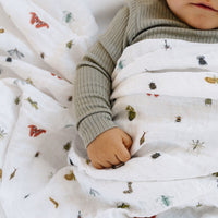 Cutie Crawlies Swaddle Blanket