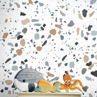 Coastal Terrazzo Wallpaper