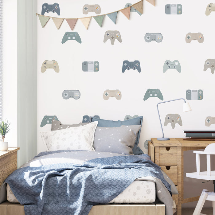 Game On Fabric Wall Decal Set