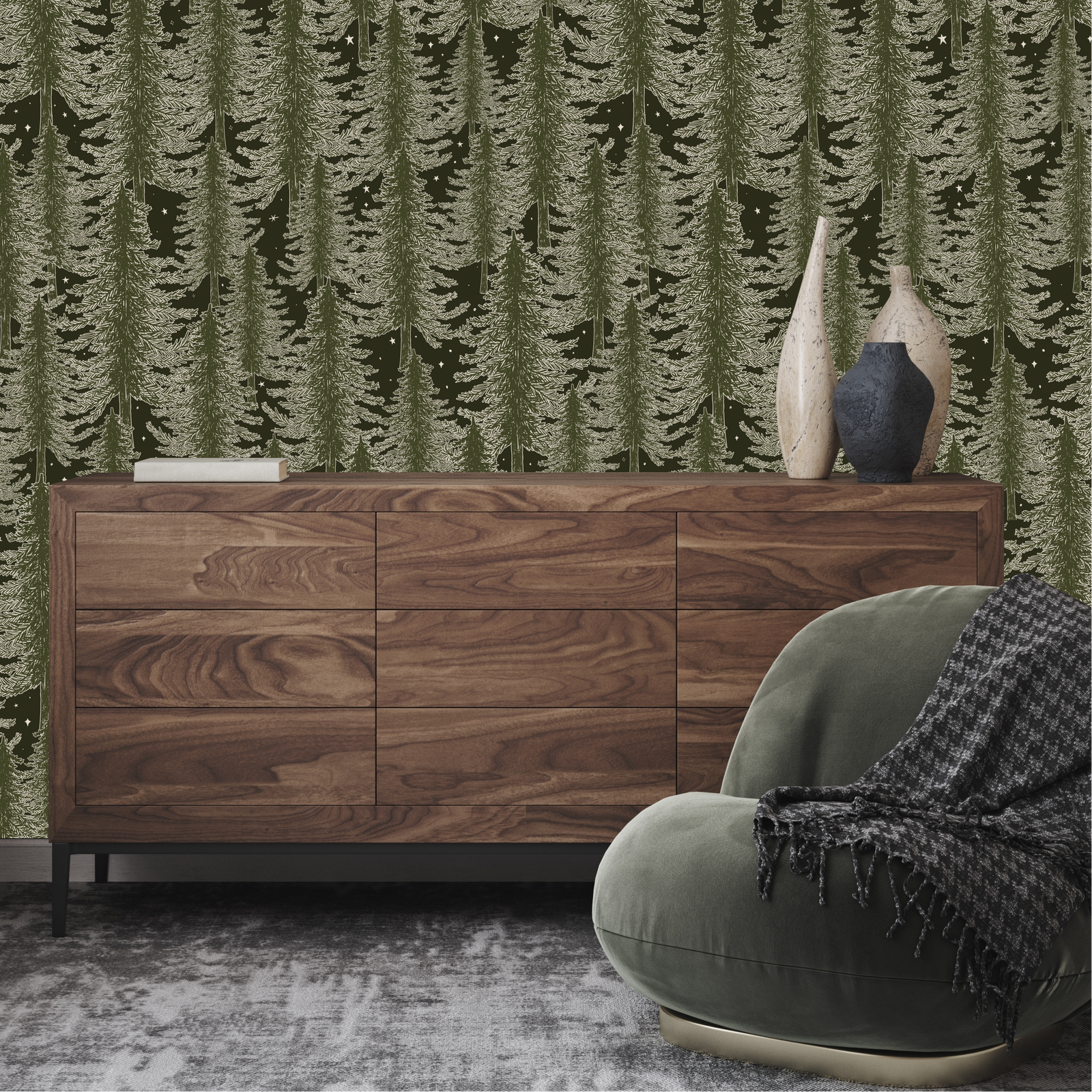 Mason Wallpaper by Brittany Polatis Design