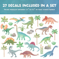 Prehistoric Predator Dinosaur Fabric Wall Decals