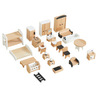 Dollhouse Furniture + Accessories Set