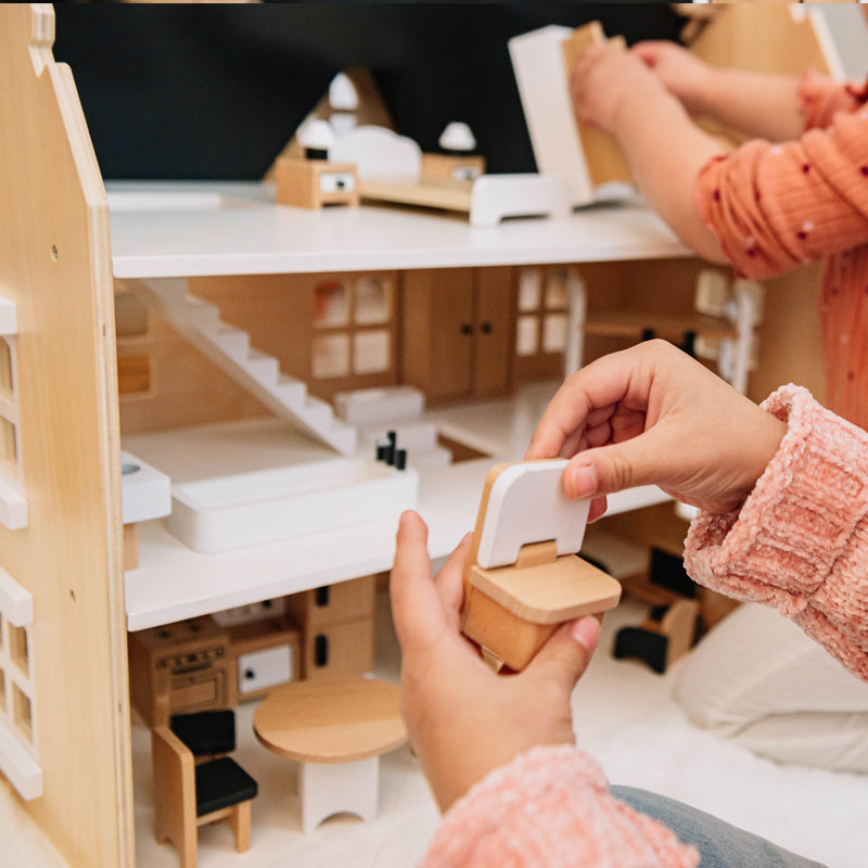 Dollhouse Furniture + Accessories Set