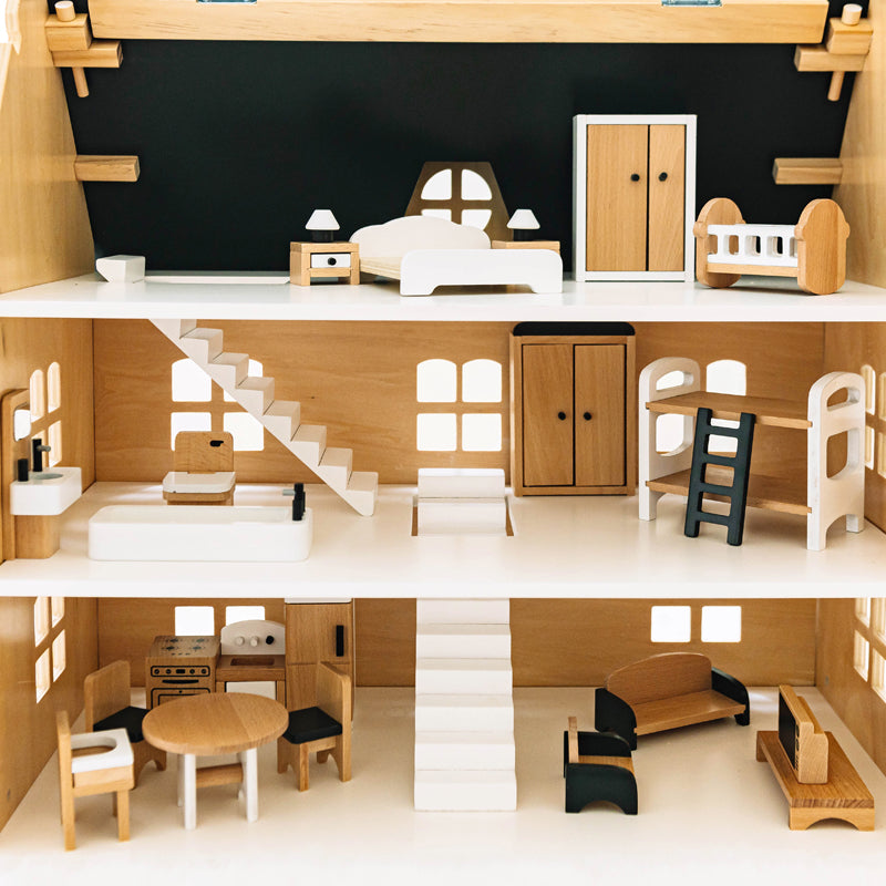 Dollhouse Furniture + Accessories Set