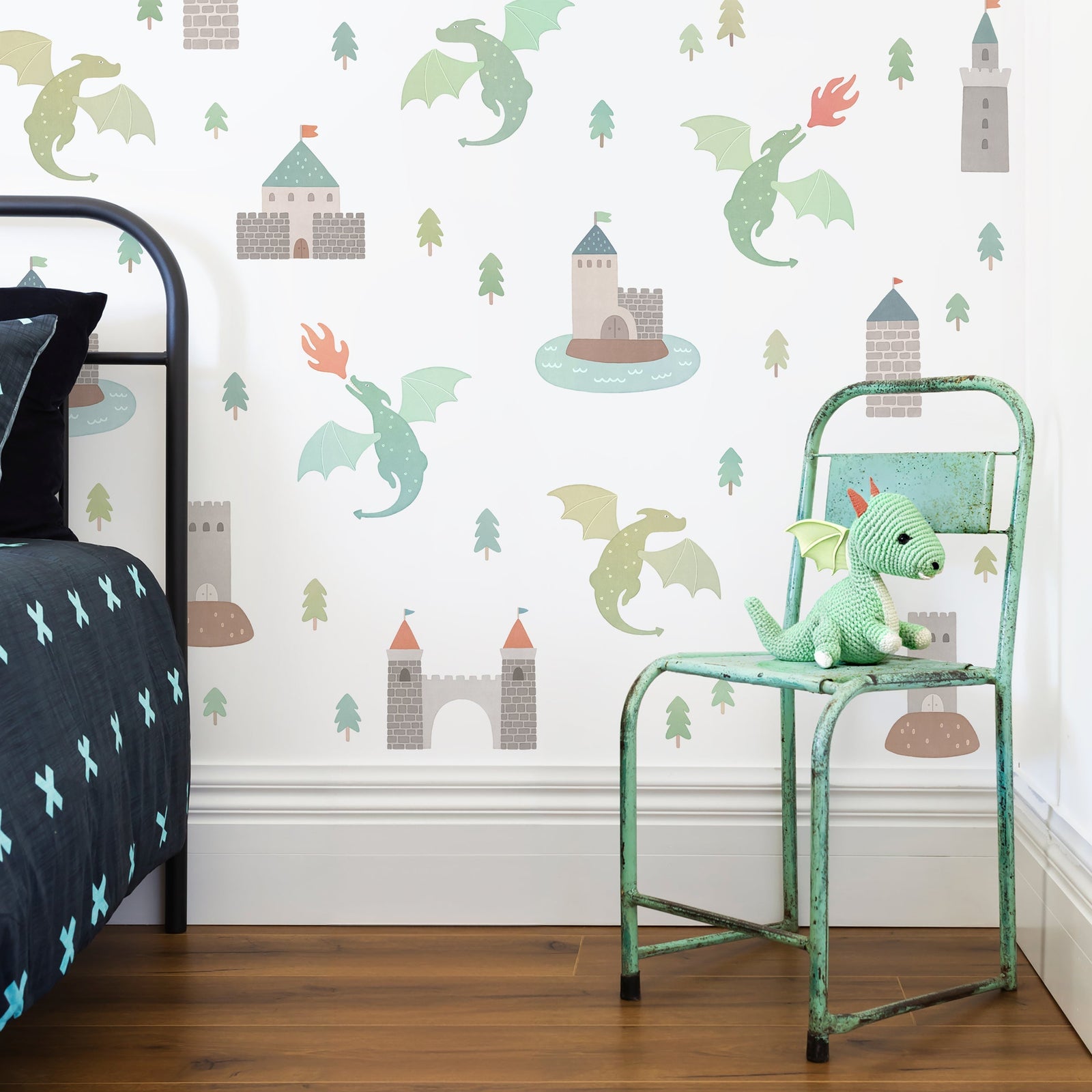 Fire + Fortress Fabric Wall Decals