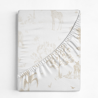 Safari Organic Crib Sheet