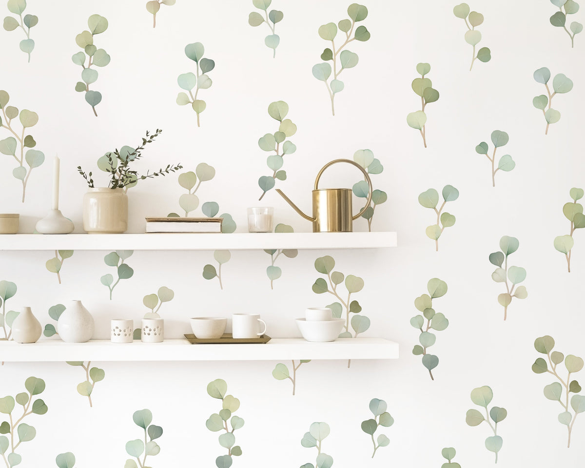 Eucalyptus Branch Fabric Wall Decals