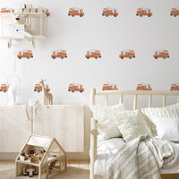 Fire Truck Wall Decal Set