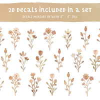 floral bunch decals description