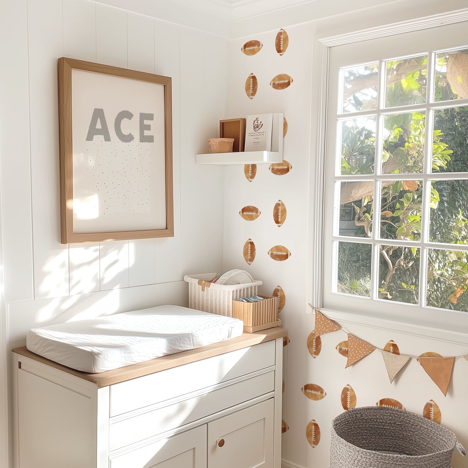 Football Fabric Wall Decals