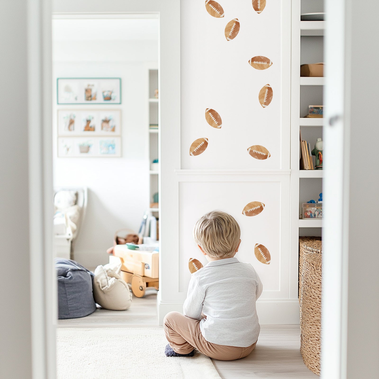 Football Fabric Wall Decals