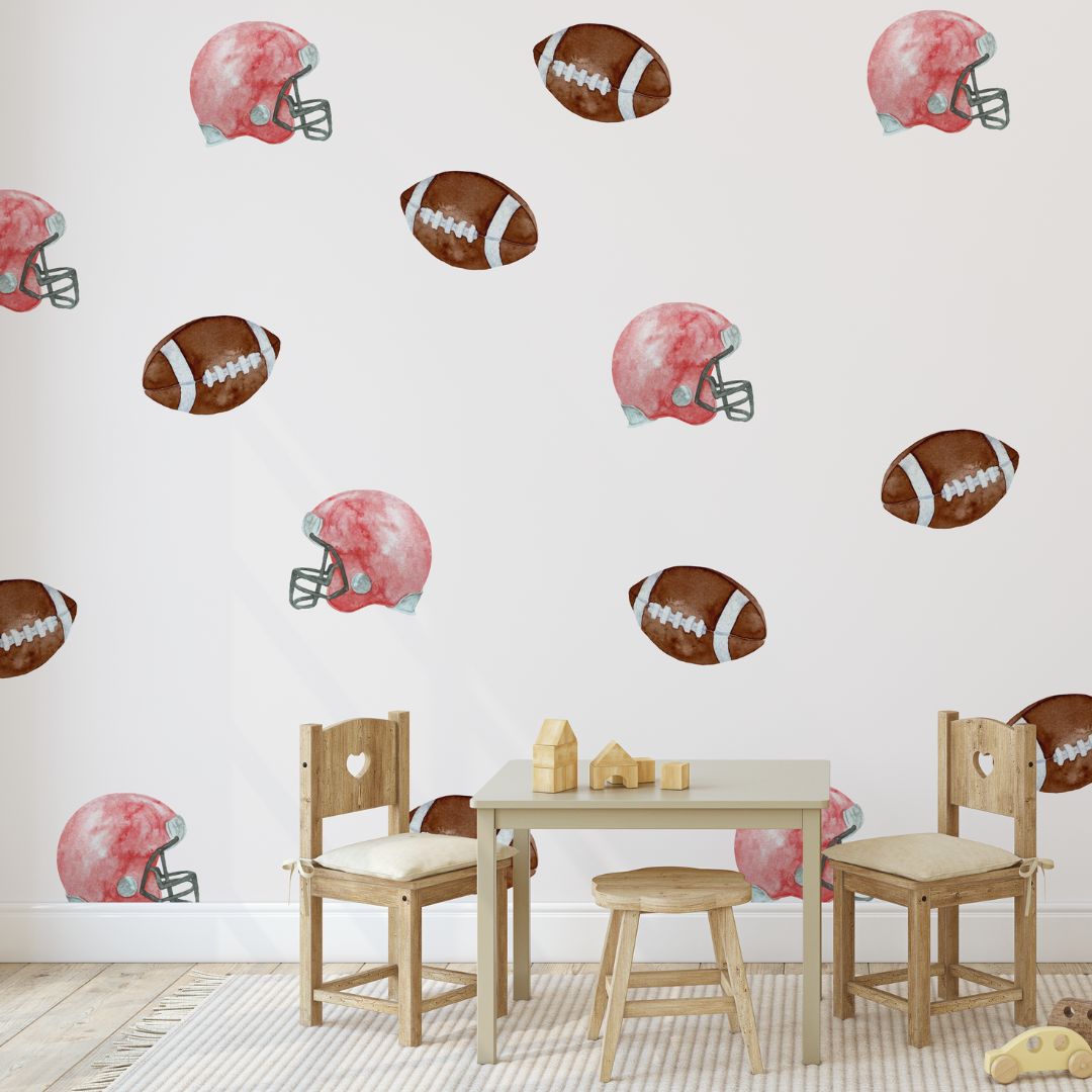 Football Team Wall Decals