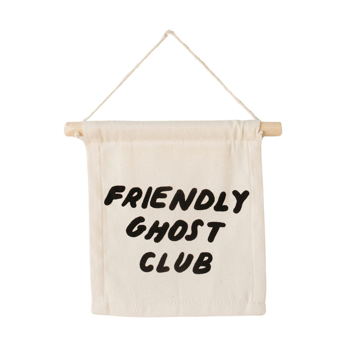 Friendly Ghost Club Hanging Sign