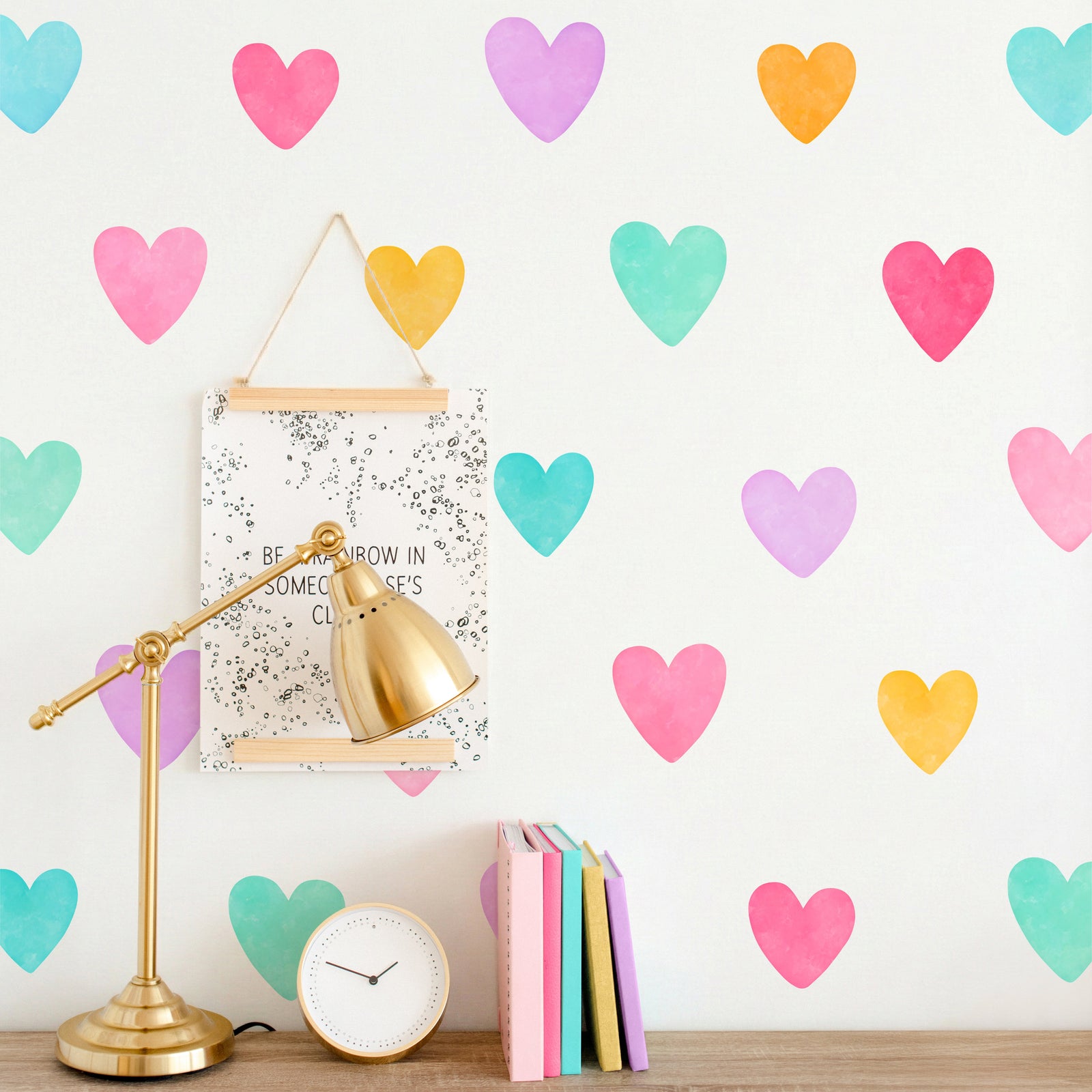 Be Mine Heart Fabric Wall Decals
