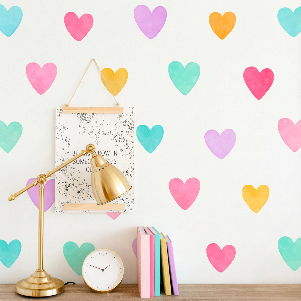 Be Mine Heart Fabric Wall Decals