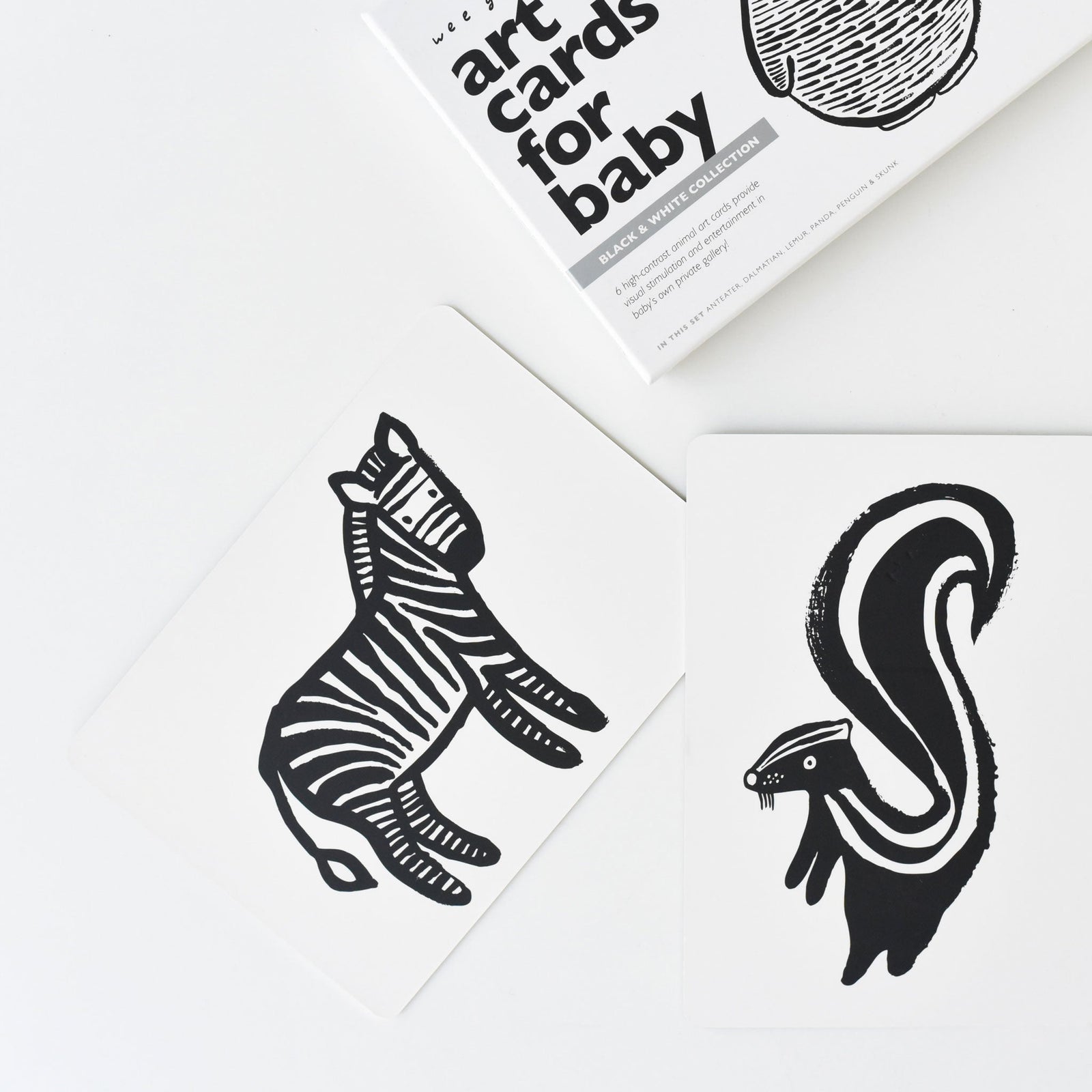 Black + White Art Cards