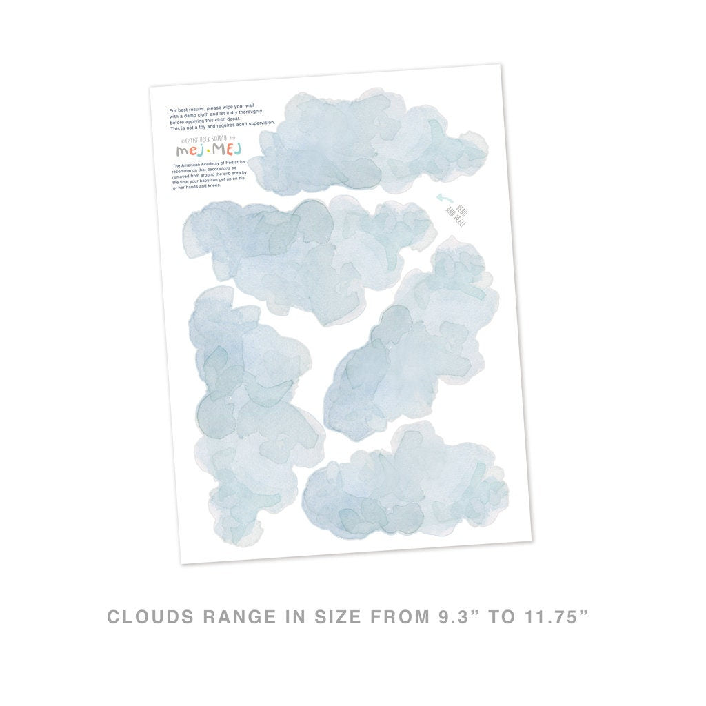 Nursery Daydreams Cloud Wall Decals - Small