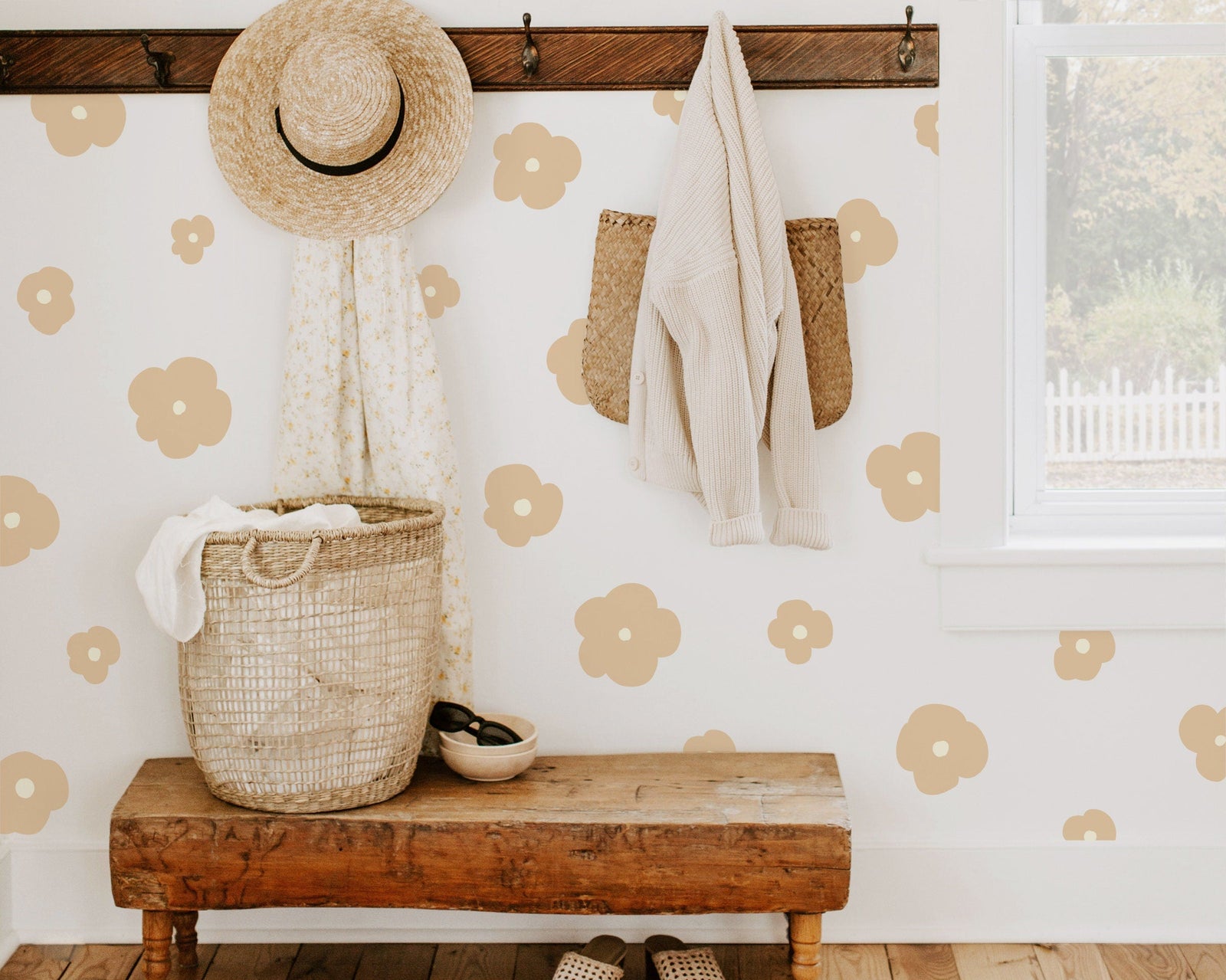 Whimsical Daisy Wall Decals