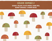 Fungi Fun Wall Decals