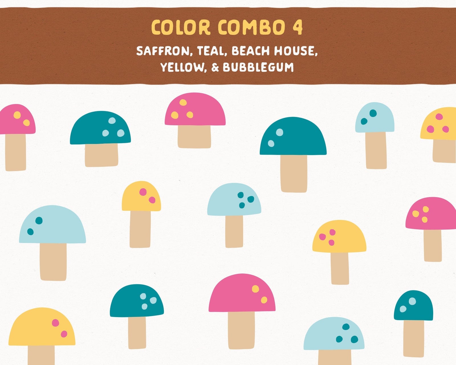Fungi Fun Wall Decals