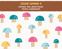 Fungi Fun Wall Decals