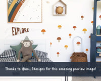 Fungi Fun Wall Decals