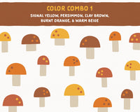 Fungi Fun Wall Decals