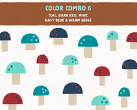Fungi Fun Wall Decals
