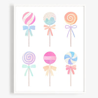 Lollipops Art Print