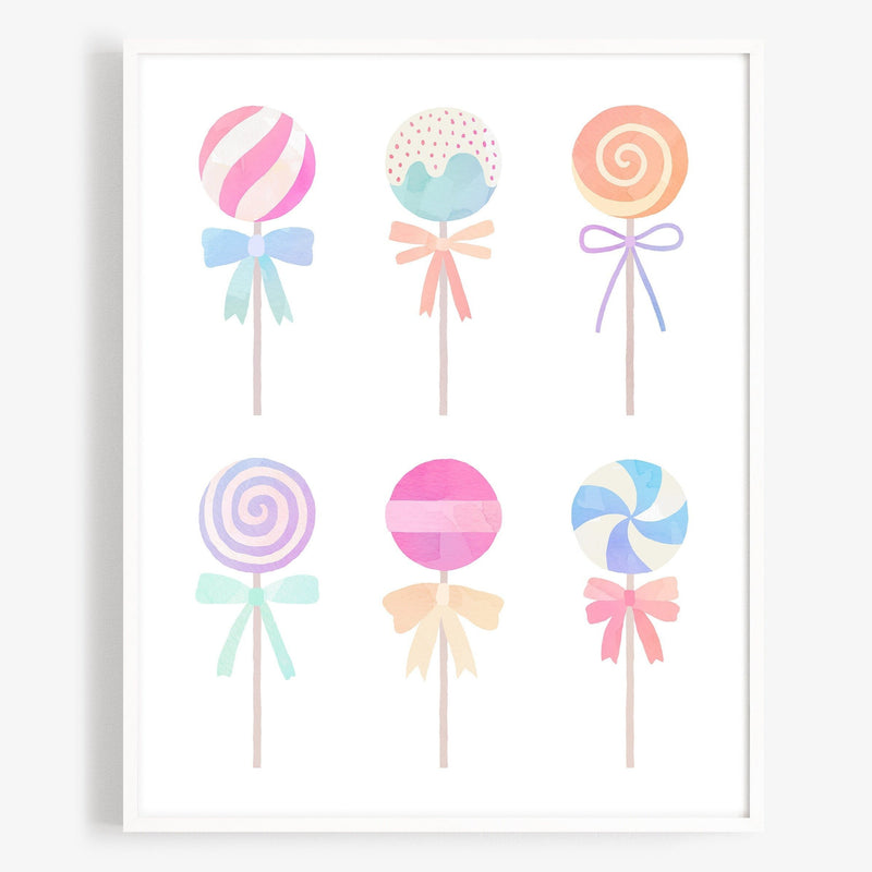 Lollipops Art Print