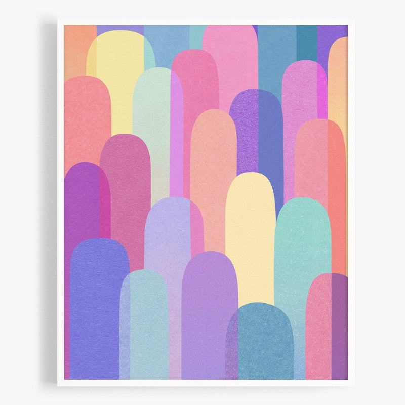 Rainbow Arches Art Print