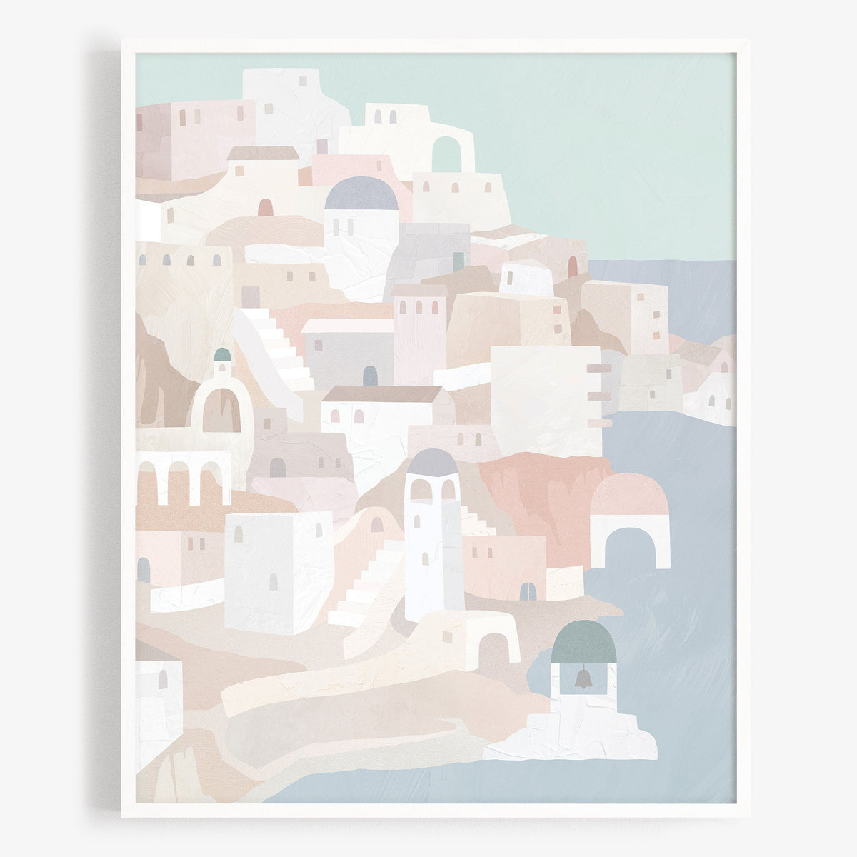 Coastal City Art Print