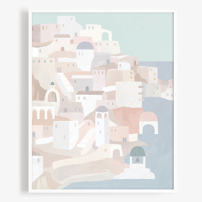 Coastal City Art Print